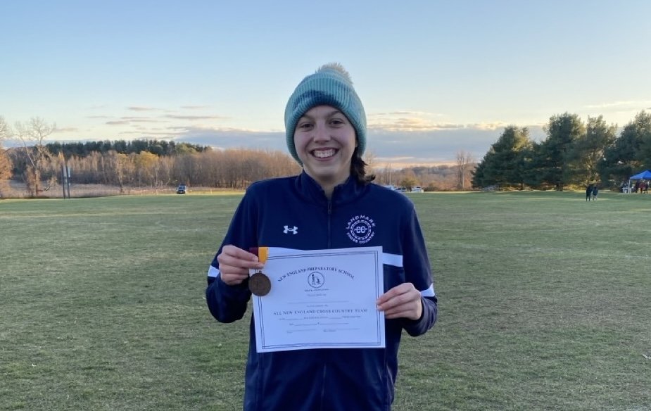 Ella, named New England All-Star for cross country