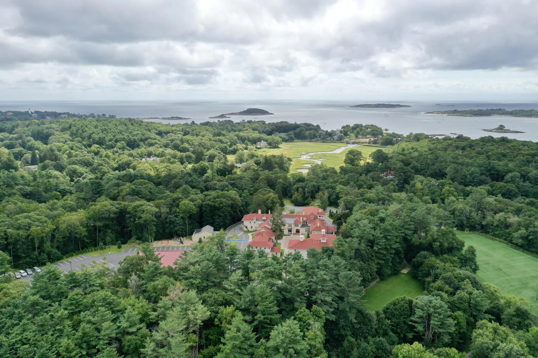 Landmark EMS campus aerial