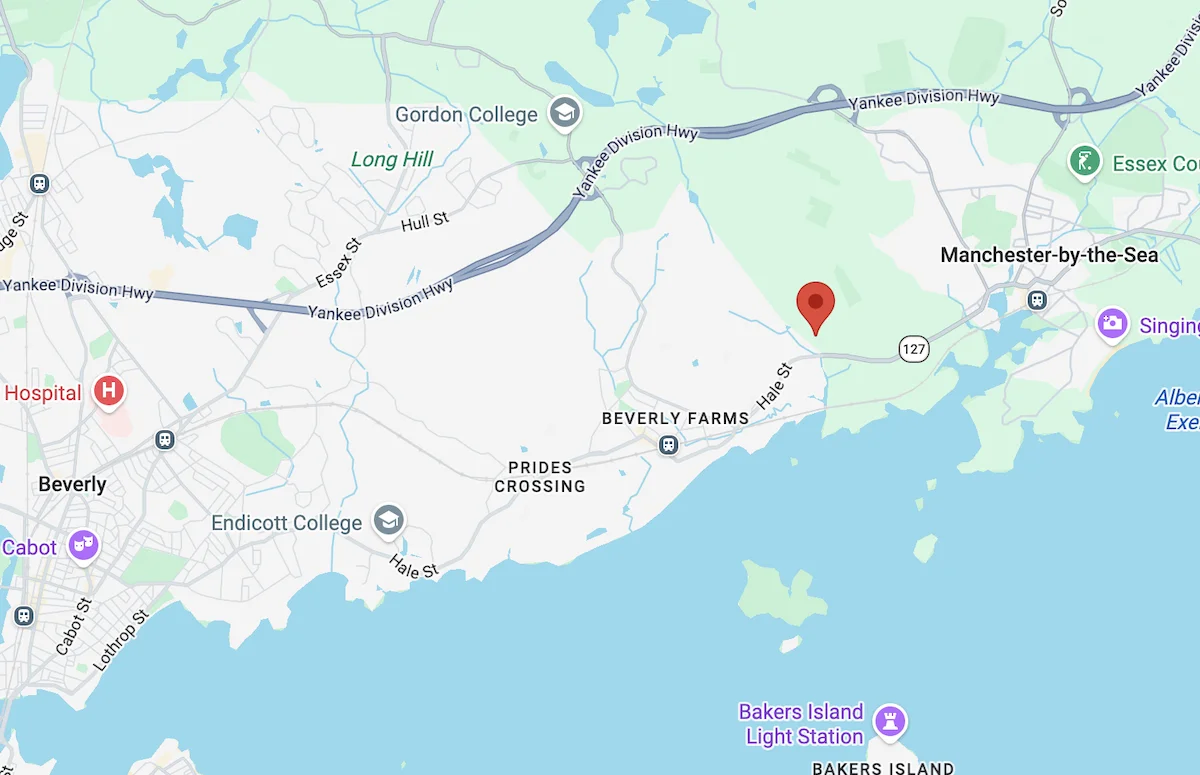 location on google map of ems campus at 167 bridge street in manchester ma