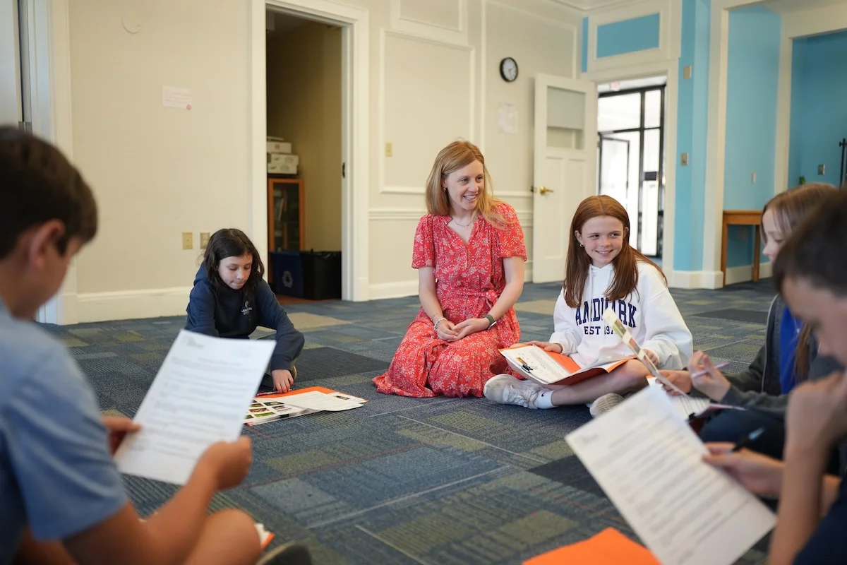 teacher with small group of students