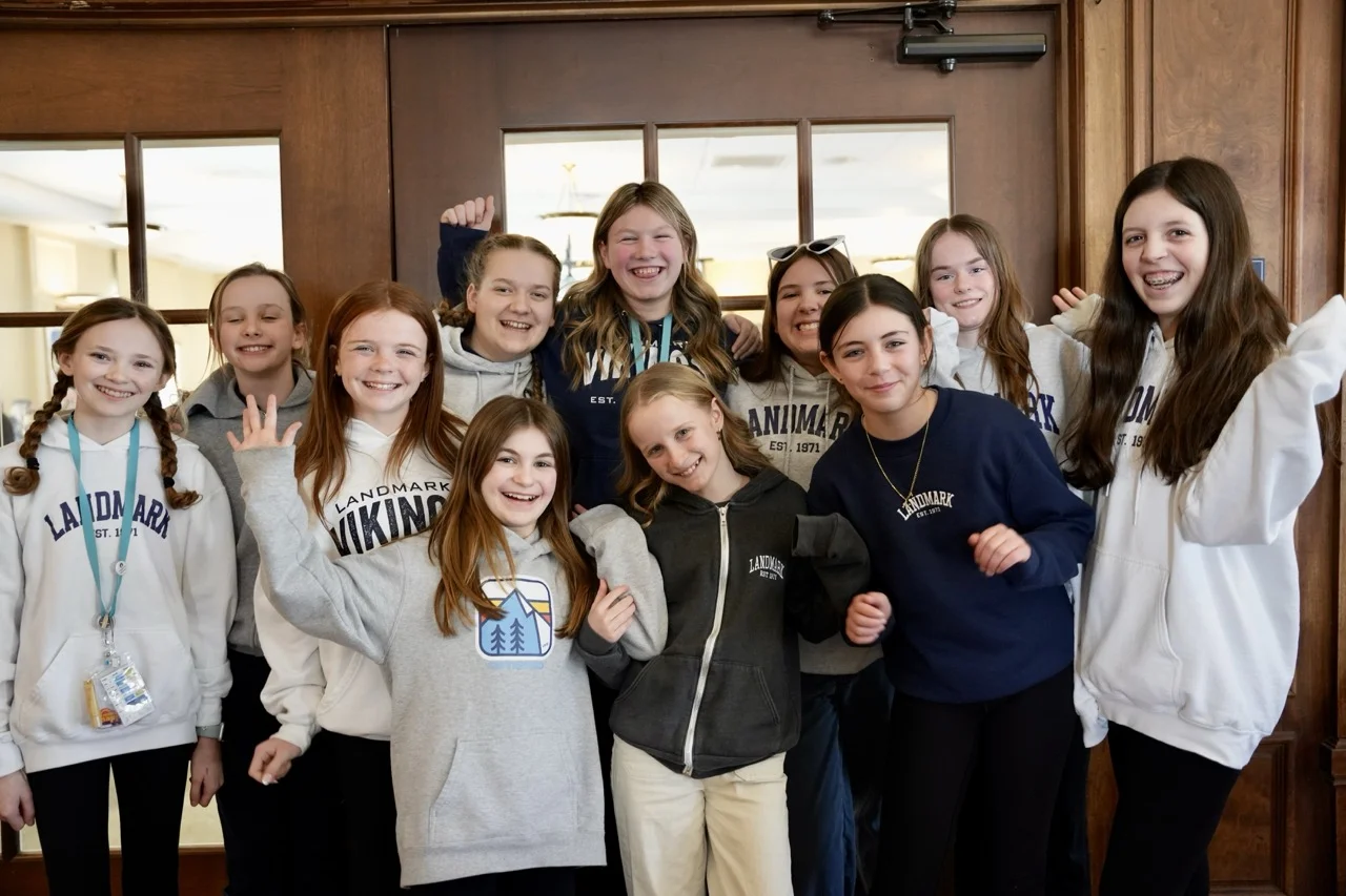 group of middle school students
