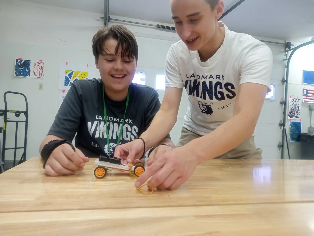 students in Makers Studio
