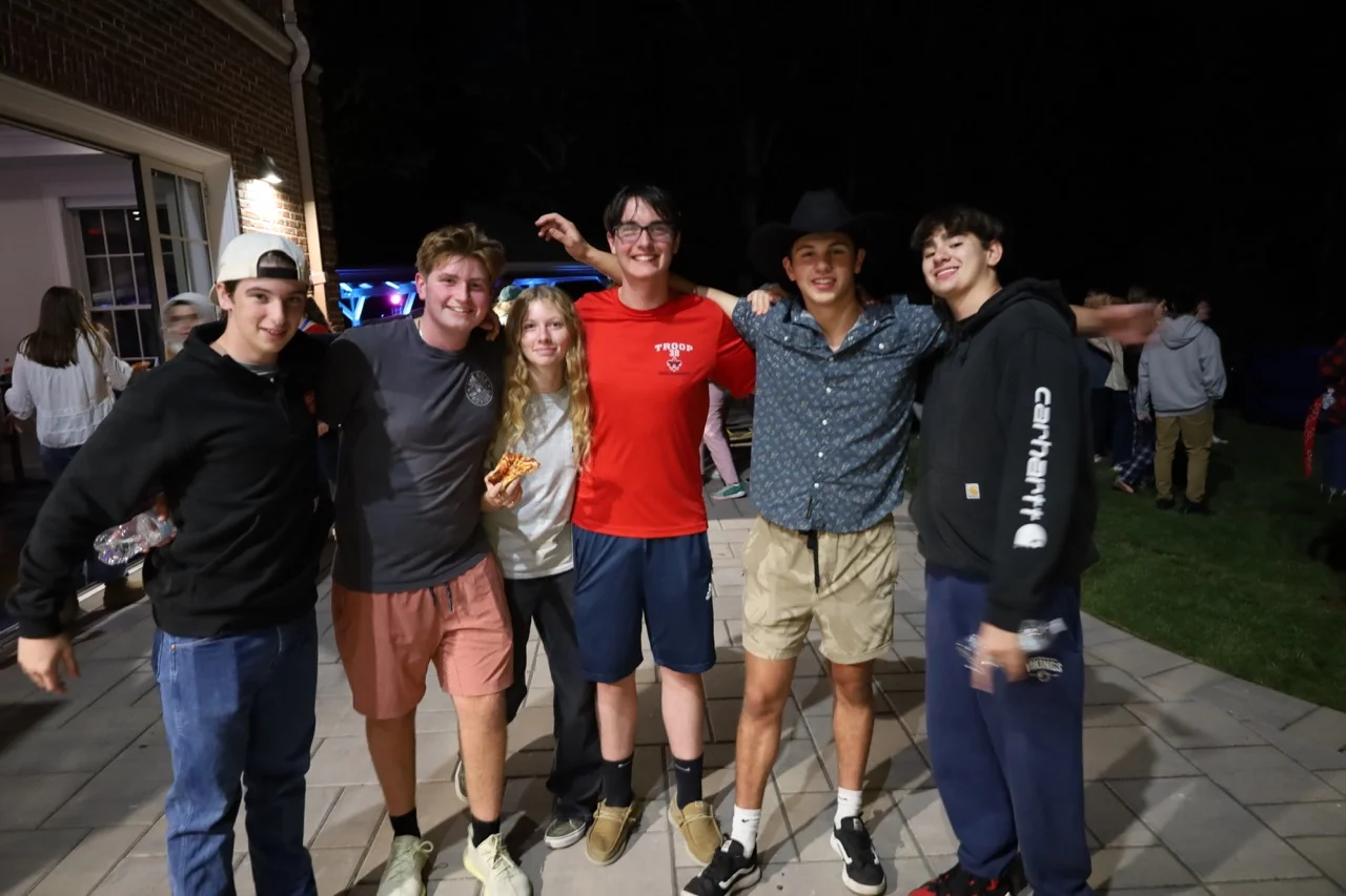 students at the fall bash