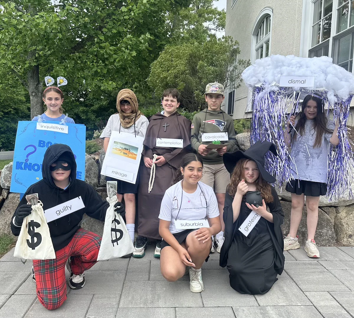 students build literacy skills through vocab and personifying vocab words in a vocab parade