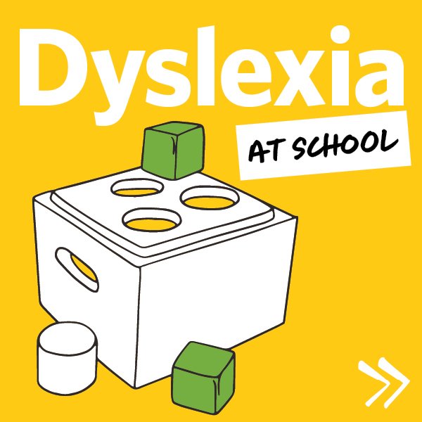 Graphic saying Dyslexia at School