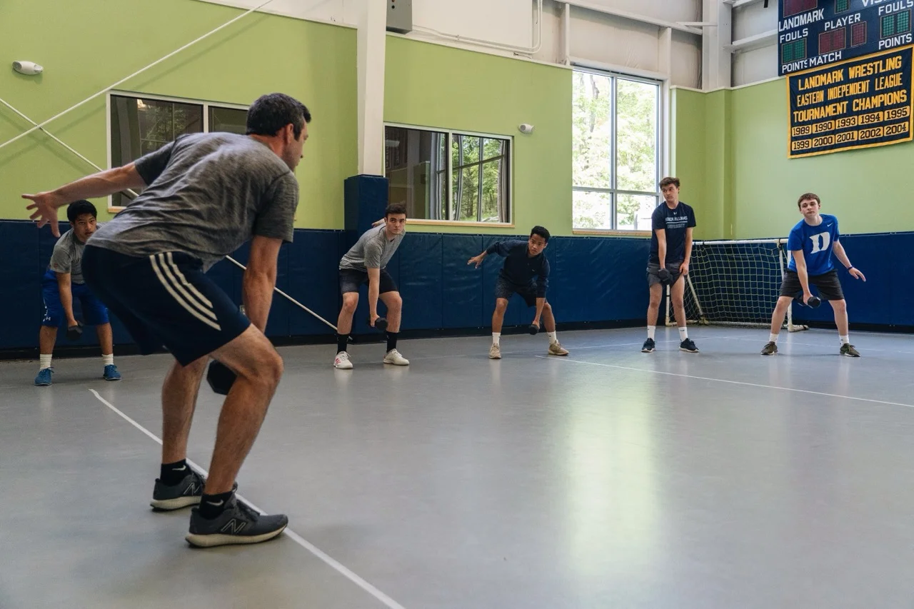 wrestling room in ansara athletic center