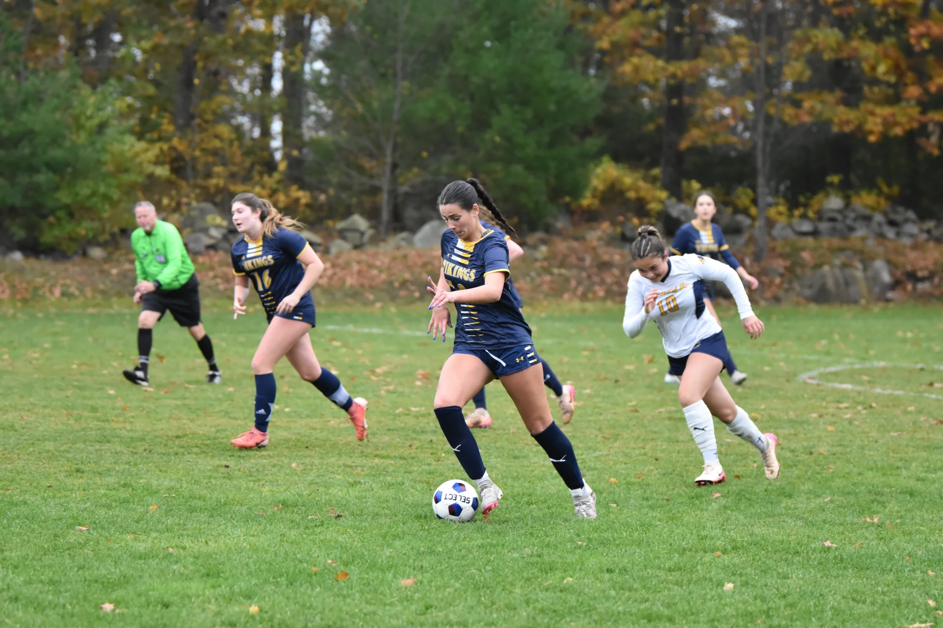 Landmark girls soccer team on the field