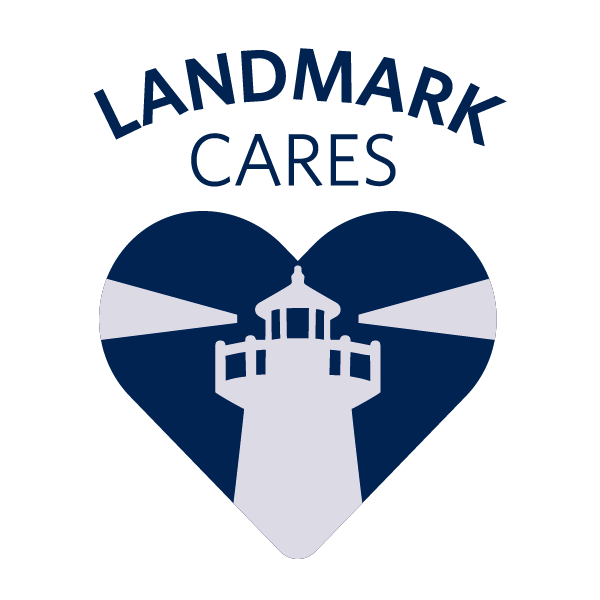 Landmark Cares logo