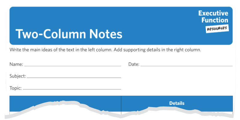 Two-Column Notes