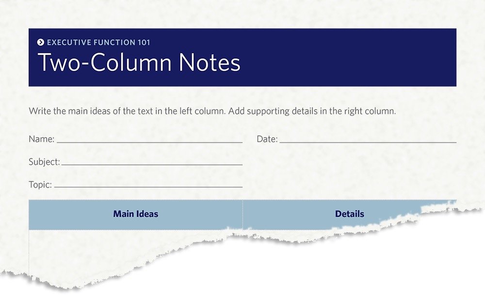 Two-Column Notes