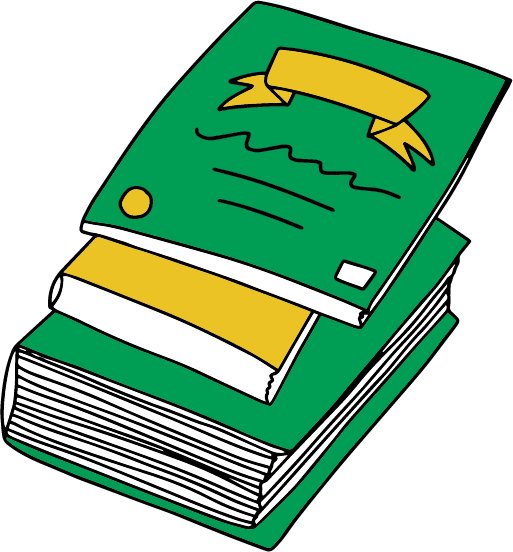 books and certificate