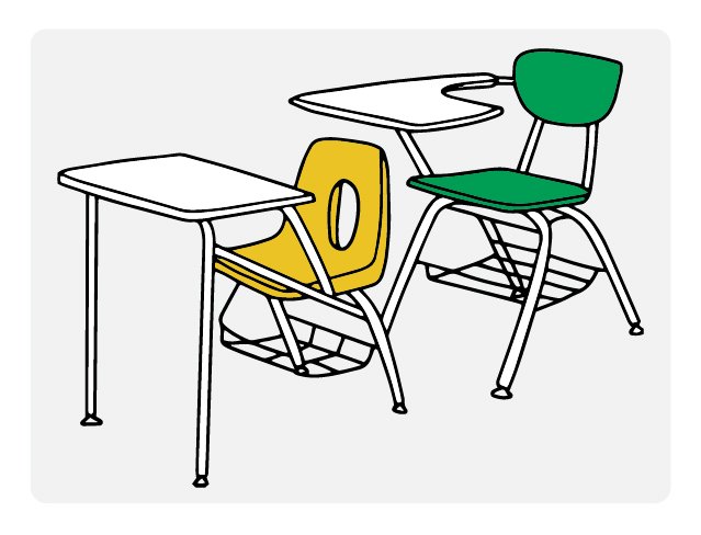 classroom desks