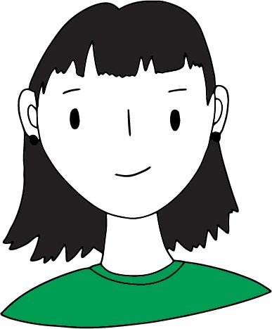 illustration of student