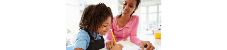 mother and daughter at computer