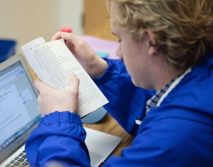 boy reading