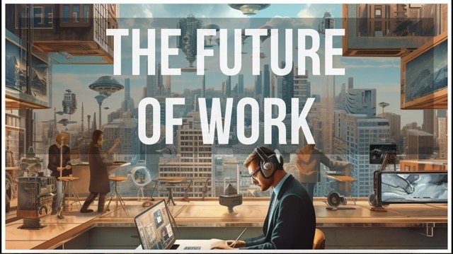The Future of Work opening slide of presentation from Josh Clark