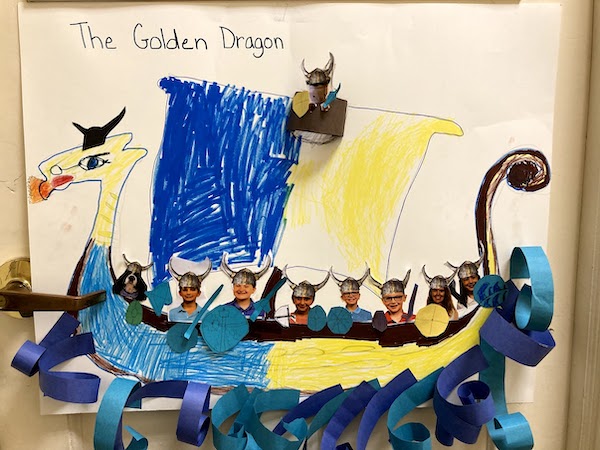 landmark school dragon poster