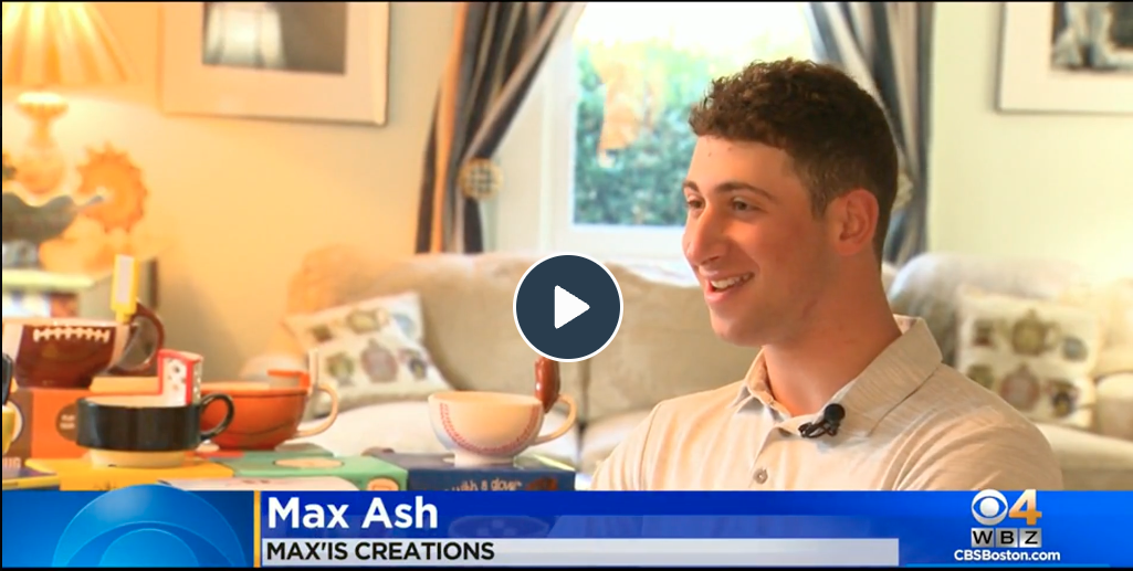 Maxs creations video interview with WBZ