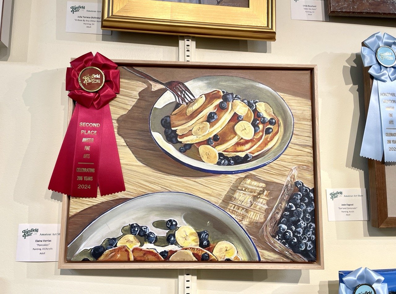 Pancakes - Second place in fine arts at Topsfield Fair