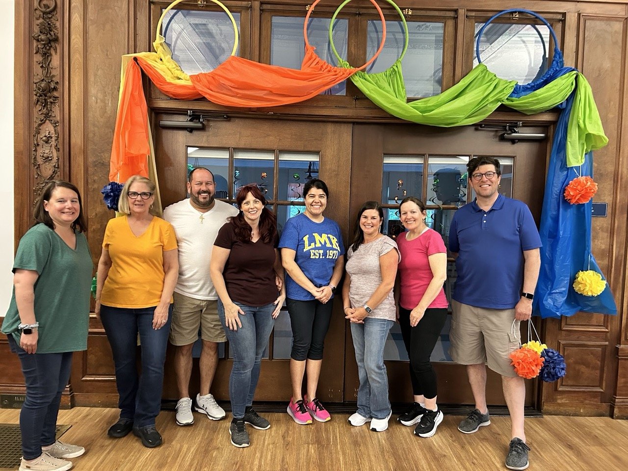 Parents Kick Off Spirit Week with a Colorful Surprise