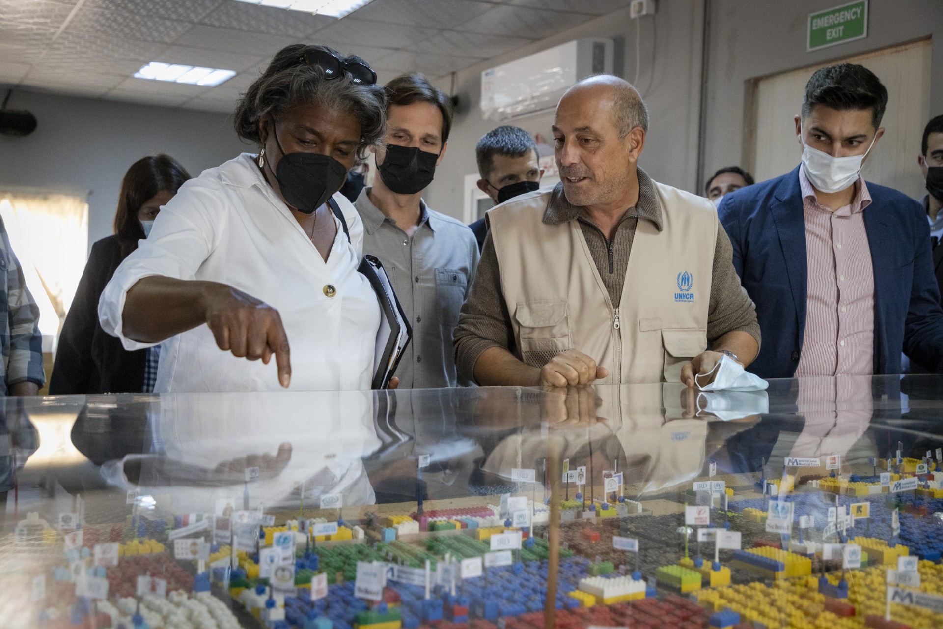 Sam at Zaatari refugee camp in Jordan