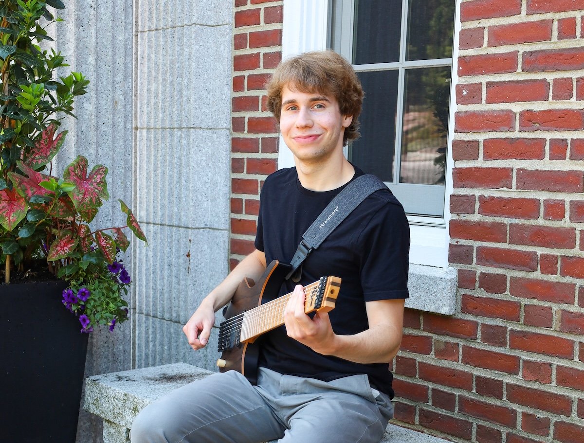 Jack Bram with guitar